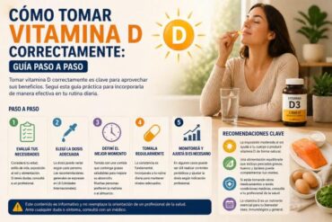 Cómo Tomar Vitamina D Correctamente: Guía Paso a Paso.