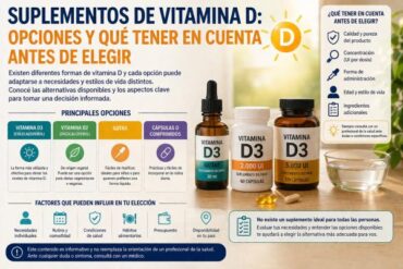 Suplementos de Vitamina D: Opciones y Qué Tener en Cuenta Antes de Elegir.