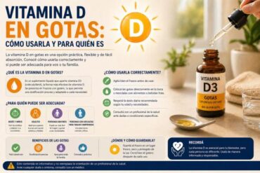Vitamina D en Gotas: Cómo Usarla y Para Quién Es.